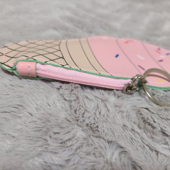 NEW Lot of Kawaii Ice Cream Purse Handbag and Coin Purse Keychain - Super cute! - Picture 9 of 9